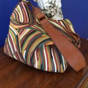 Lucky multi colored hobo bag